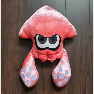 ニンテンドウ(任天堂)のスプラトゥーン3 ダイカットクッション2 【イカレッド】(キャラクターグッズ)