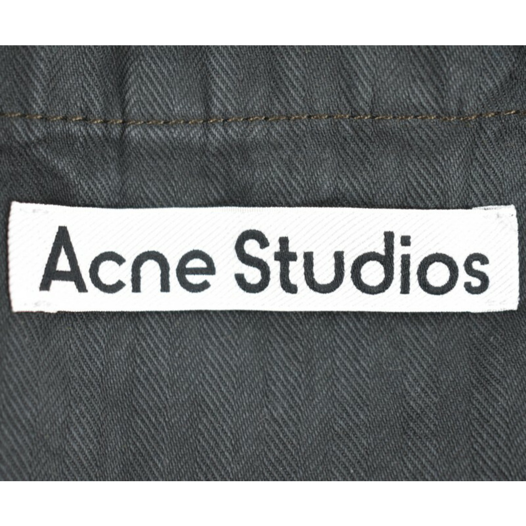 Acne Studios(アクネストゥディオズ)のACNE STUDIOS/アクネストゥディオズ　22SS　サイド編み上げレースクロップドジャケット　FN-MN-OUTW000738　サイズ：46　カラー：ブラック【中古】 メンズのジャケット/アウター(その他)の商品写真