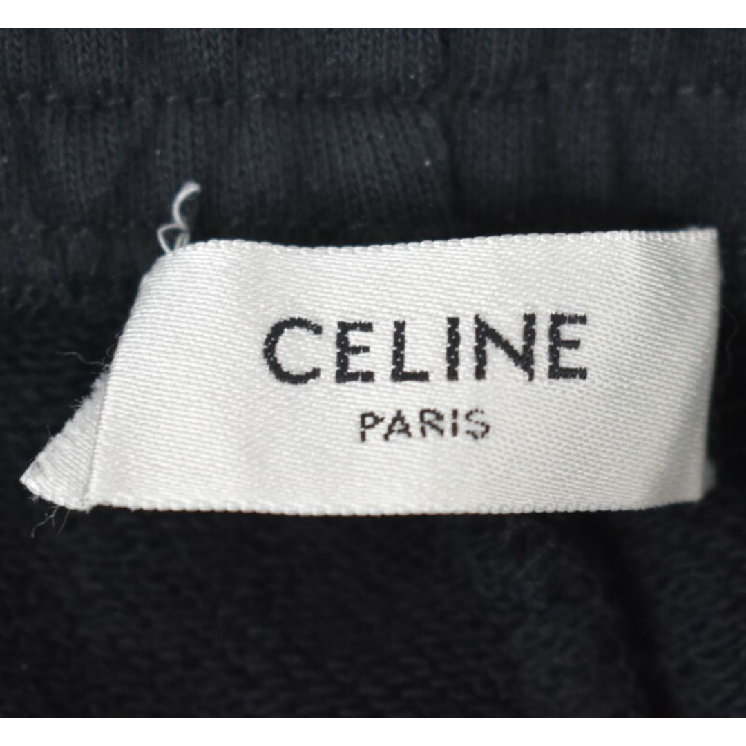 celine(セリーヌ)のCELINE/セリーヌ　22SS　ロゴ刺繍スウェットパンツ　スリムフィット　サイズ：-(L相当)　カラー：ブラック【中古】 メンズのスーツ(スラックス/スーツパンツ)の商品写真