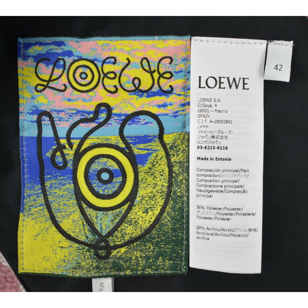 LOEWE(ロエベ)のLOEWE Eye/ロエベ アイ　21SS　ヴィンテージメキシカンファブリックパッチワーク　リバーシブルジャケット　アイロエベネイチャー　H664Y02W17　サイズ：42　カラー：マルチカラー/ブラック【中古】 メンズのジャケット/アウター(その他)の商品写真