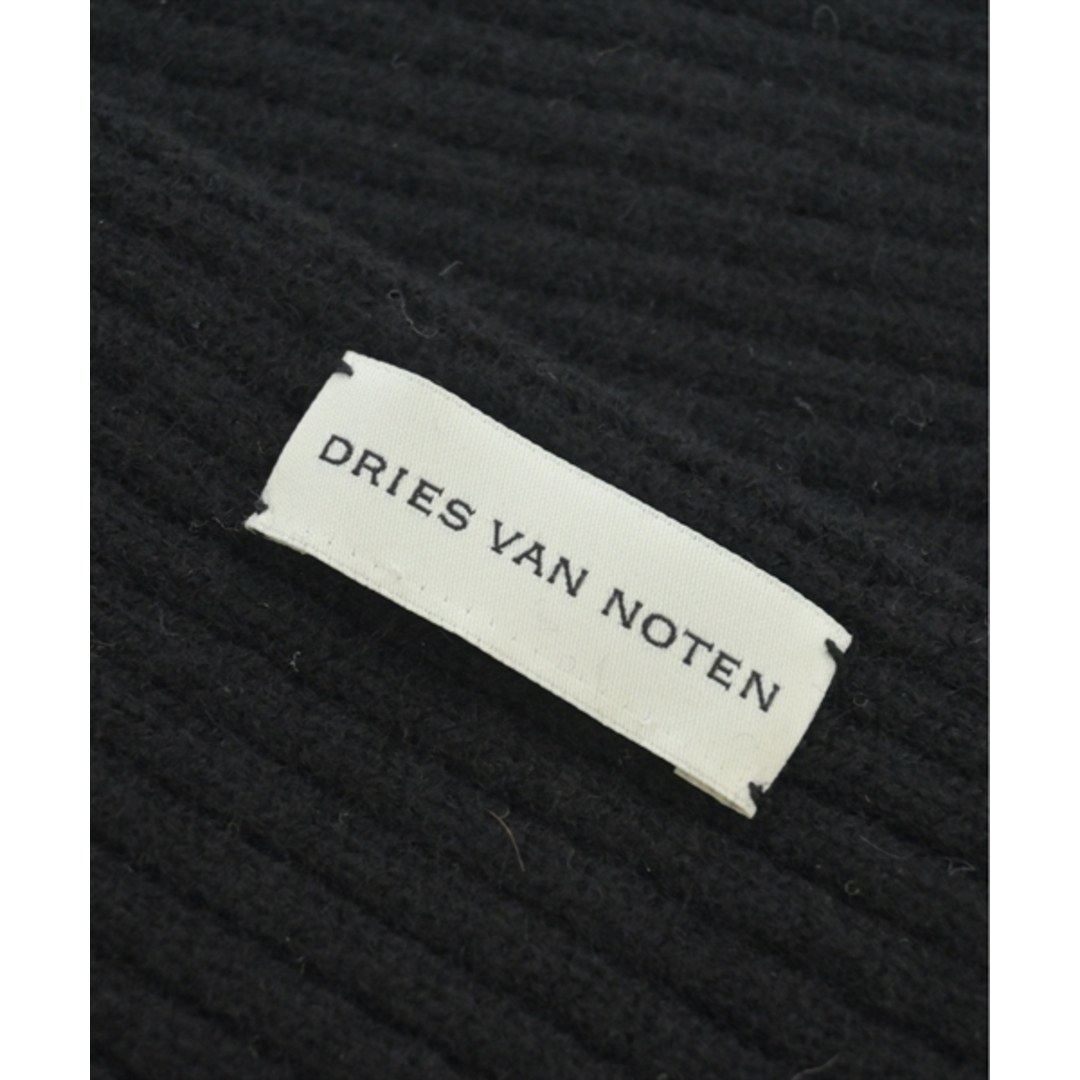 DRIES VAN NOTEN(ドリスヴァンノッテン)のDRIES VAN NOTEN ドリスヴァンノッテン マフラー - 黒 【古着】【中古】 メンズのファッション小物(マフラー)の商品写真