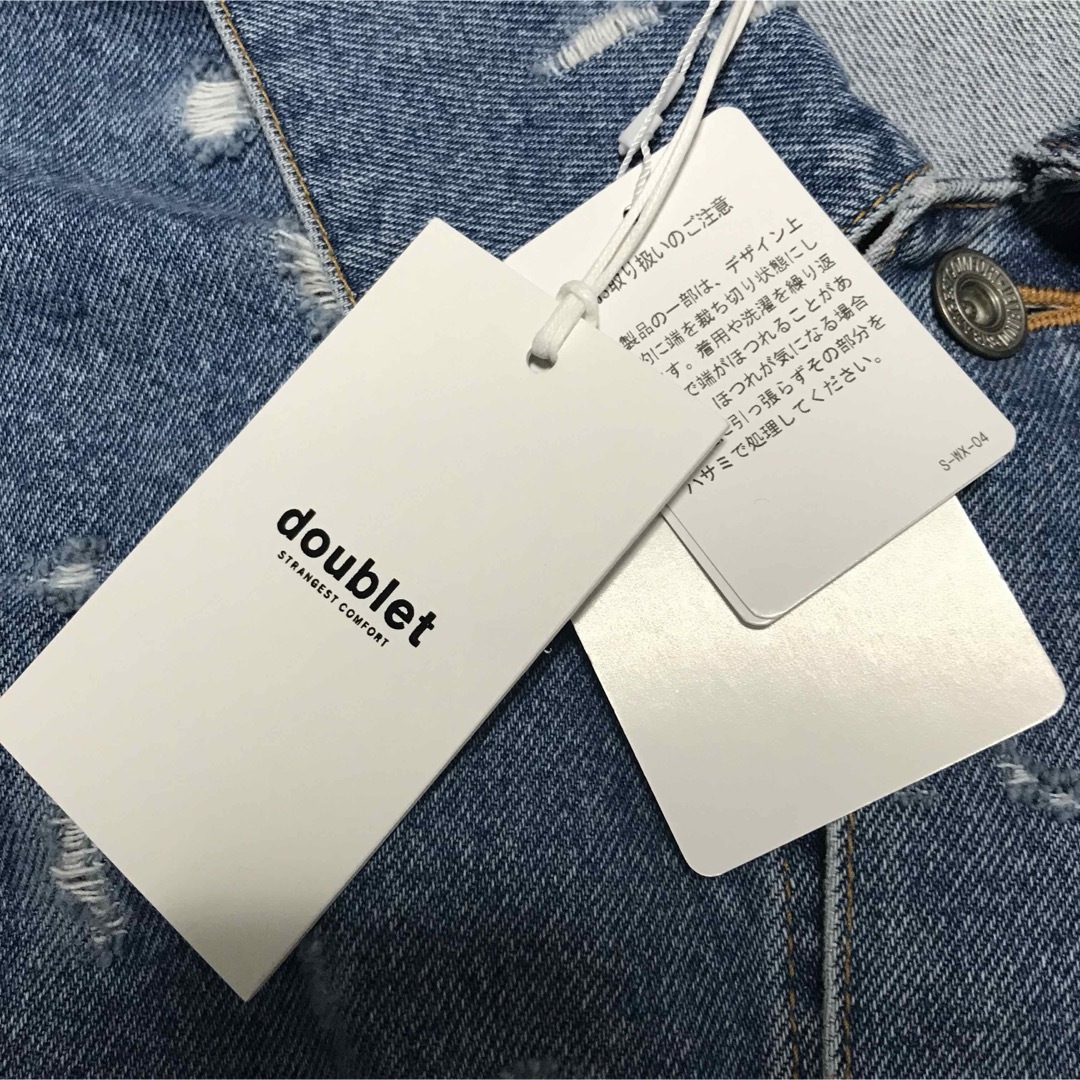 doublet - ダブレット ダメージ加工デニムジャケットの通販 by doublet - ダブレット ダメージ加工デニムジャケットの通販 by