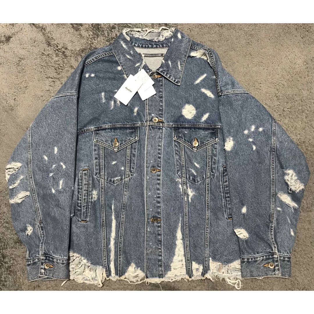 doublet - ダブレット ダメージ加工デニムジャケットの通販 by doublet - ダブレット ダメージ加工デニムジャケットの通販 by