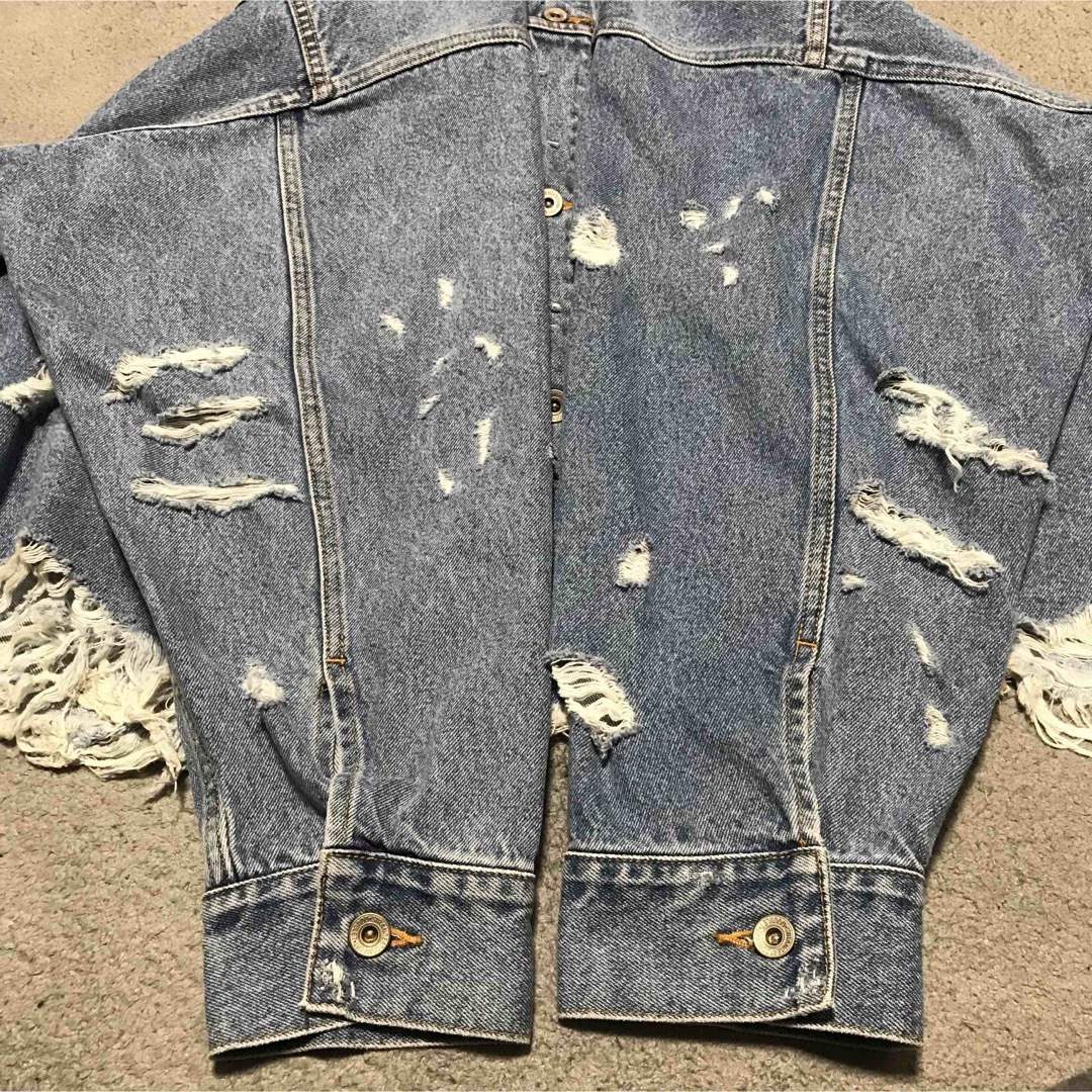 doublet - ダブレット ダメージ加工デニムジャケットの通販 by doublet - ダブレット ダメージ加工デニムジャケットの通販 by