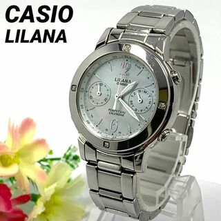 カシオ(CASIO)の843 CASIO LILANA レディース 腕時計 クロノグラフ ソーラー式(腕時計)
