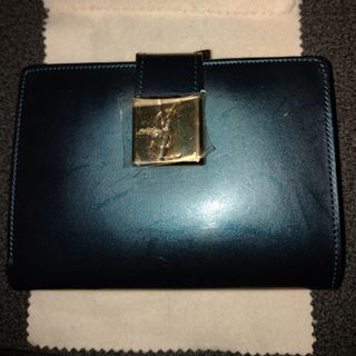 イヴサンローラン(Yves Saint Laurent)のお年玉値引き！イブ・サンローラン　がま口二つ折り財布(財布)