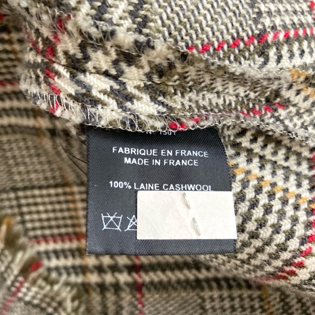 Isabel Marant(イザベルマラン)の美品　イザベルマラン　カシミヤ100% チェックのロングワンピース　フランス製 レディースのワンピース(ロングワンピース/マキシワンピース)の商品写真