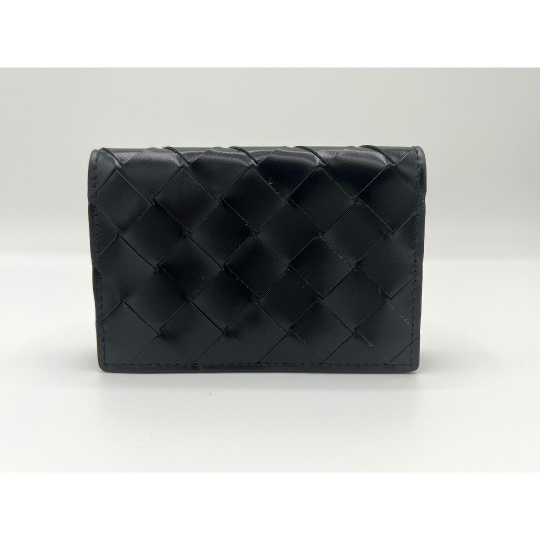 BOTTEGA VENETA - BOTTEGA VENETA ボッテガウ゛ェネタ イントレチャート レザー カードケース ブラック 超美品