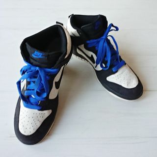 ナイキ(NIKE)のNIKE/DUNK HIGH 317982-103/24.5cm(スニーカー)