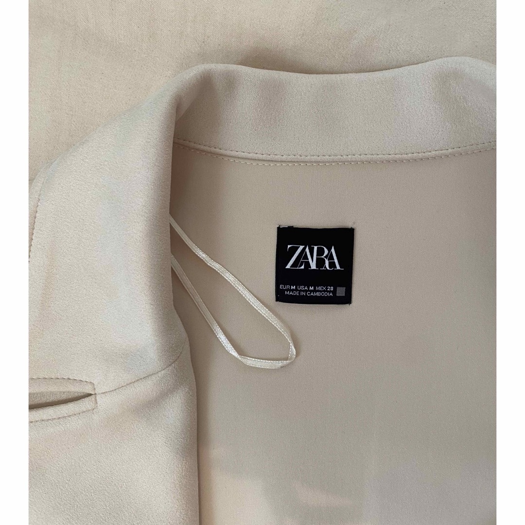ZARA(ザラ)の【ZARA】スウェード ロングコート レディースのジャケット/アウター(ロングコート)の商品写真