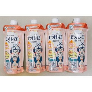 ビオレ(Biore)の※値下不可※ ビオレu ボディウォッシュ うるおいしっとり 詰替用 4個セット(ボディソープ/石鹸)