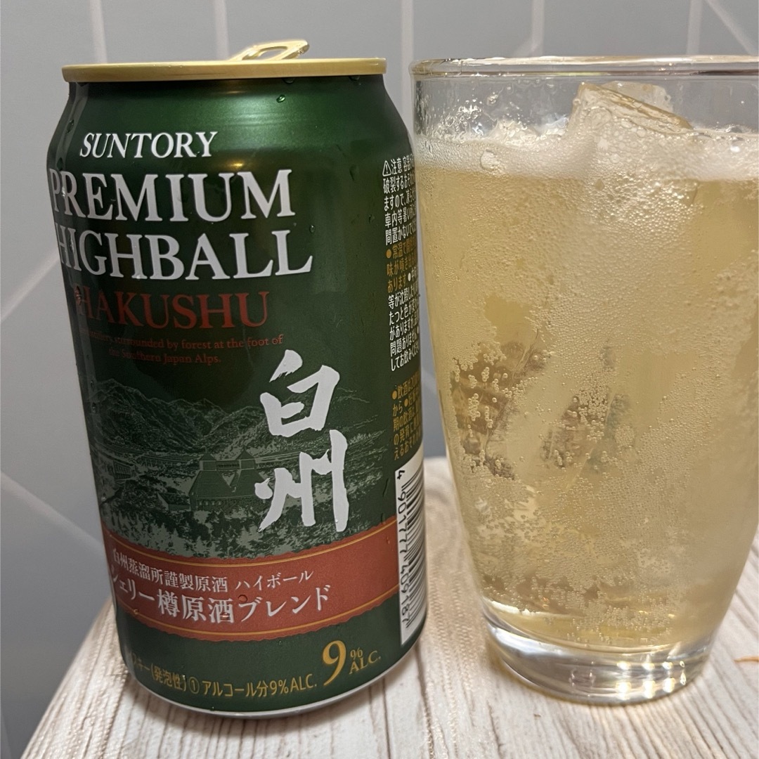 サントリー白州 シェリー樽原酒ブレンド ハイボール缶 24本 - 酒