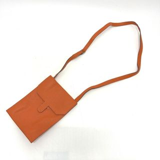 エルメス(Hermes)のエルメス HERMES アメリー 斜め掛け カバン ポシェット フォンポーチ フォンバッグ ショルダーバッグ トゴ D□刻 オレンジ(ショルダーバッグ)