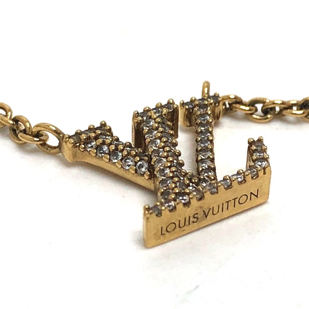 ルイヴィトン LOUIS VUITTON コリエ LV アイコニック M00596 アクセサリー ネックレス GP ゴールド 美品ネックレス