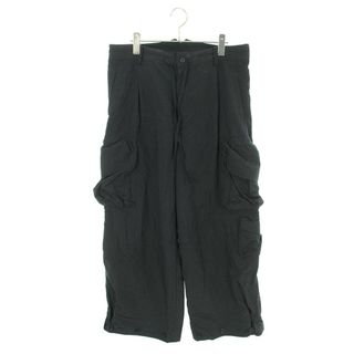 ワイスリー(Y-3)のワイスリー  H63036 CRINKLE NYLON CUFFED PANTS クリンクルナイロンワイドカーゴロングパンツ メンズ L(ワークパンツ/カーゴパンツ)