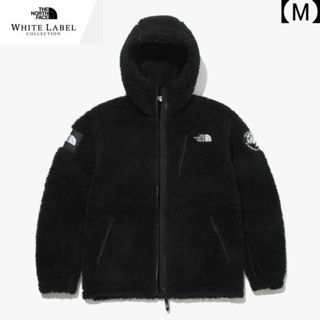 BLACKノースフェイス 韓国 RIMO リモフードフリースジャケット BLACK【M】