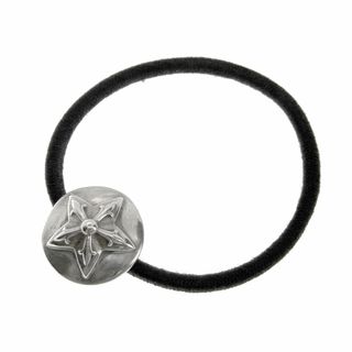 クロムハーツ(Chrome Hearts)のクロムハーツ CHROME HEARTS ■ 【 HAIRBAND 】 スター ボタン ヘアゴム シルバー コンチョ ブレスレット 30811(ブレスレット)