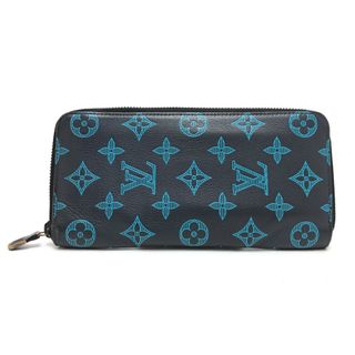 ルイヴィトン(LOUIS VUITTON)のルイヴィトン LOUIS VUITTON ジッピーウォレット ヴェルティカル M82322 モノグラムシャドウ 長財布 モノグラムシャドウレザー H.Y刻 ネイビー(長財布)