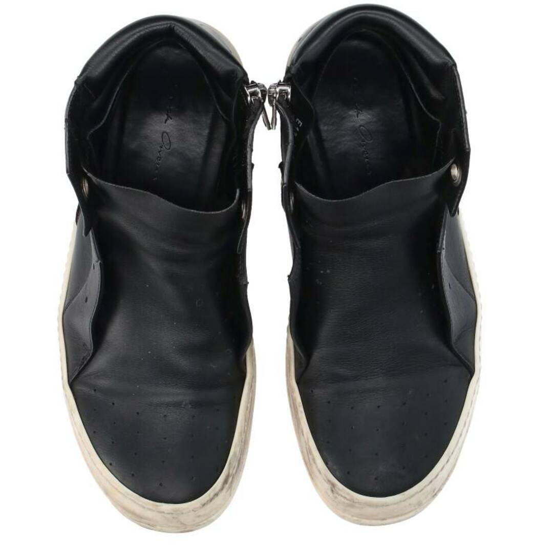 Rick Owens(リックオウエンス)のリックオウエンス  ISLAND DUNK/アイランドダンク サイドジップレザースニーカー メンズ 41 メンズの靴/シューズ(スニーカー)の商品写真