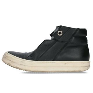 リックオウエンス(Rick Owens)のリックオウエンス  ISLAND DUNK/アイランドダンク サイドジップレザースニーカー メンズ 41(スニーカー)