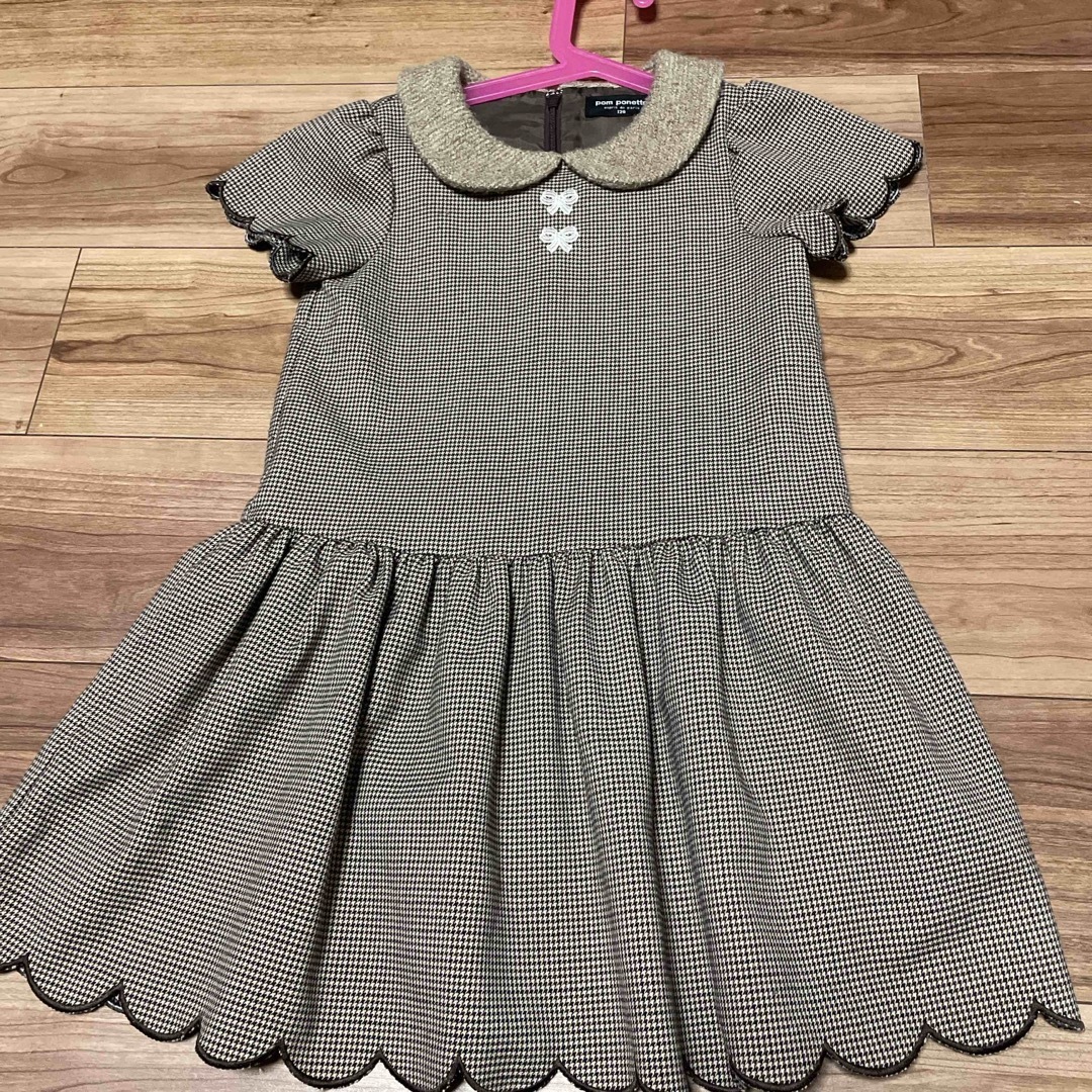 pom ponette(ポンポネット)のポンポネット　ワンピース　サイズ120 キッズ/ベビー/マタニティのキッズ服女の子用(90cm~)(ワンピース)の商品写真