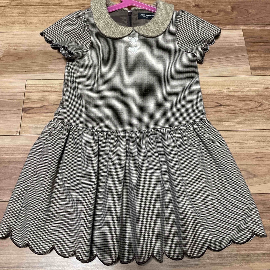 pom ponette(ポンポネット)のポンポネット　ワンピース　サイズ120 キッズ/ベビー/マタニティのキッズ服女の子用(90cm~)(ワンピース)の商品写真