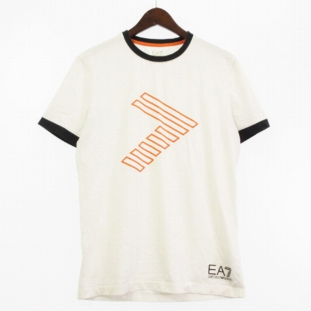 Emporio Armani(エンポリオアルマーニ)のエンポリオアルマーニ EA7 Tシャツ カットソー 半袖 プリント 白 L メンズのトップス(Tシャツ/カットソー(半袖/袖なし))の商品写真