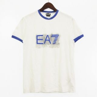 エンポリオアルマーニ(Emporio Armani)のエンポリオアルマーニ EA7 Tシャツ カットソー 半袖 プリント 白 S(Tシャツ/カットソー(半袖/袖なし))