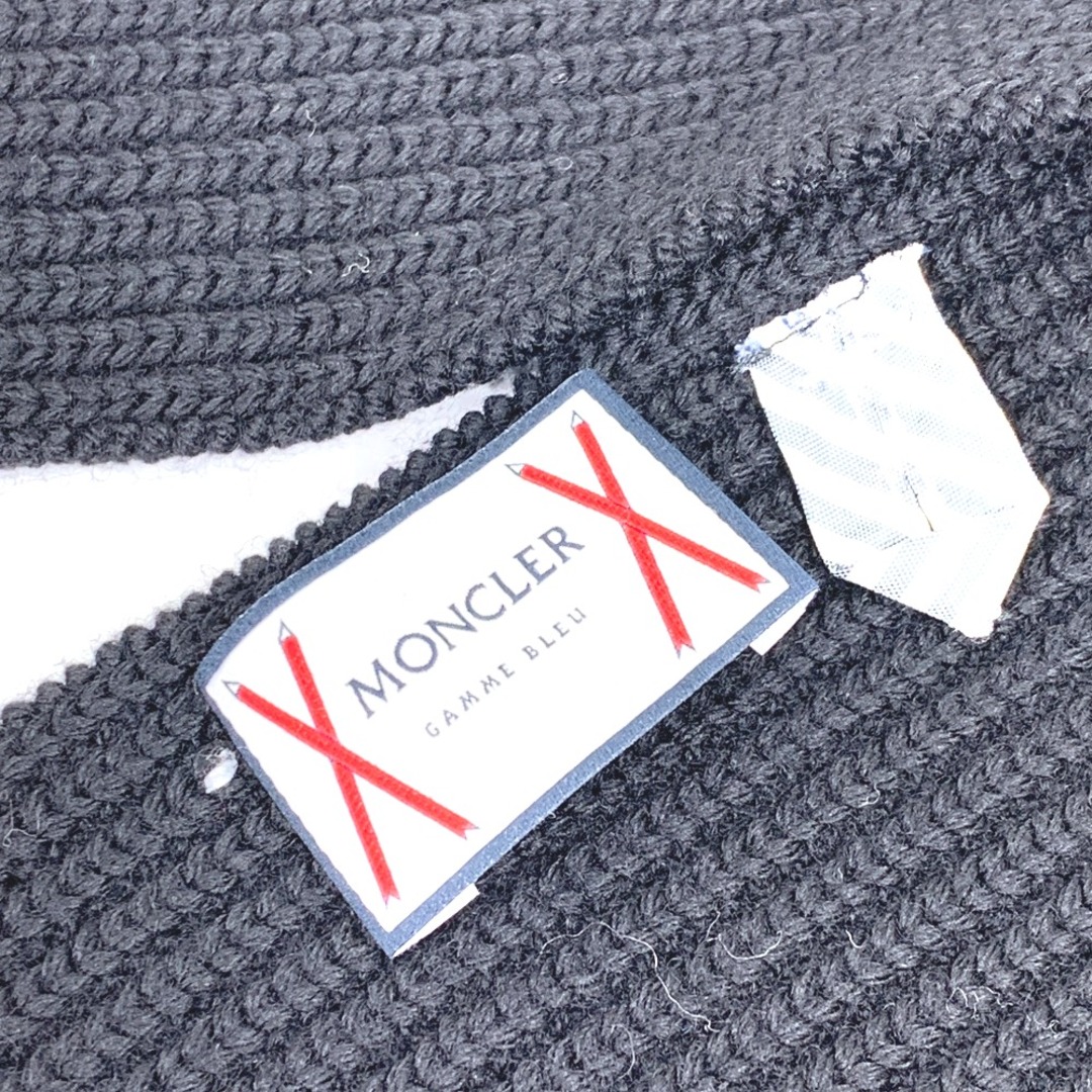 MONCLER(モンクレール)のモンクレール MONCLER スカーフ ガムブルー マフラー ウール ネイビー メンズのファッション小物(マフラー)の商品写真
