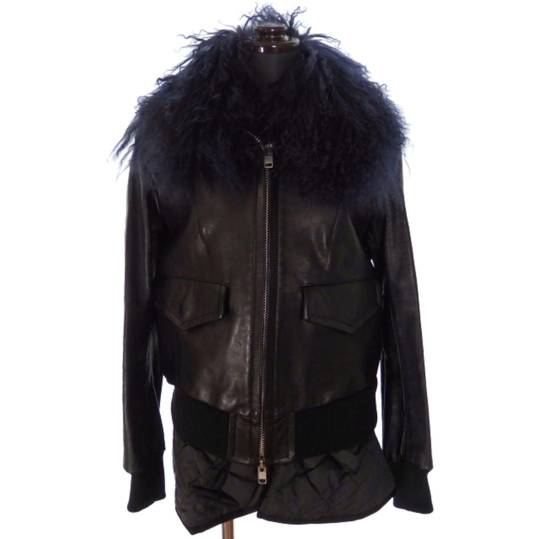 サカイラック sacai luck ドッキング ライダースジャケット ブルゾン サカイラック sacai luck ドッキング ライダースジャケット ブルゾン