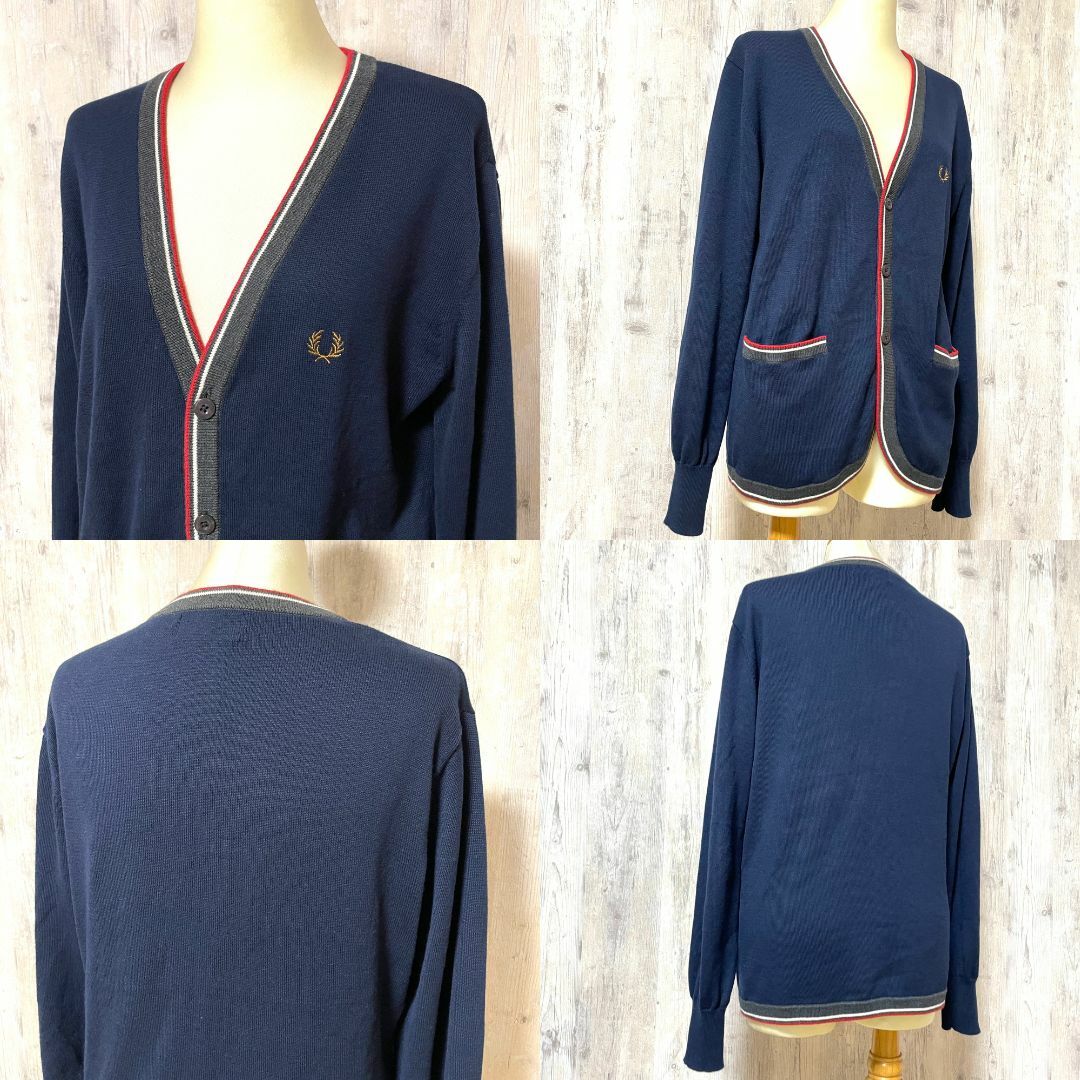 FRED PERRY - 美品【FRED PERRY】定番月桂樹ロゴ刺繍 FRED PERRY - 美品【FRED PERRY】定番月桂樹ロゴ刺繍