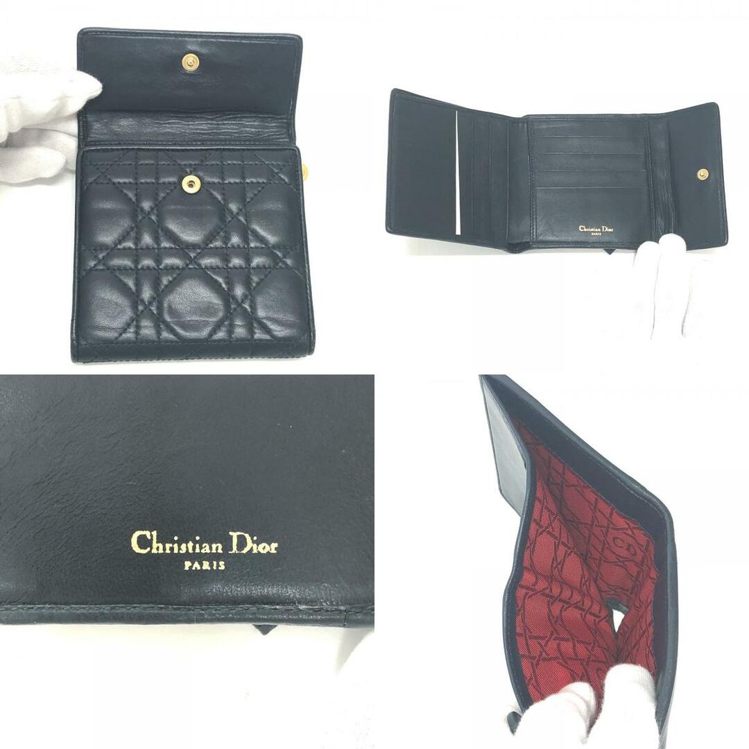 Dior - ディオール Dior カナージュ 3つ折り ウォレット 3つ折り Dior - ディオール Dior カナージュ 3つ折り ウォレット 3つ折り