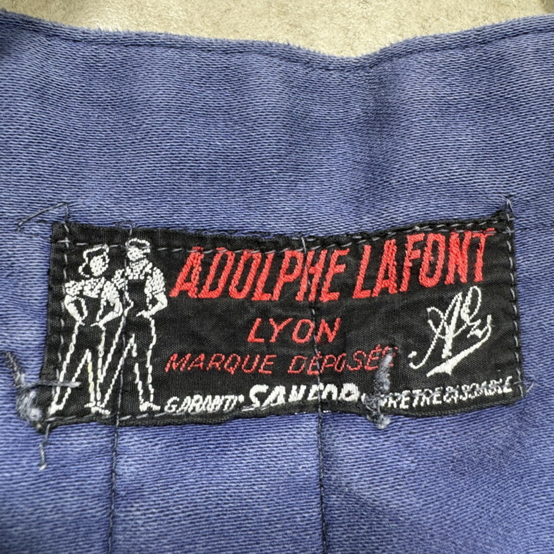 40's~ ADOLPHE LAFONT モールスキンワークサロペット W38インチ メンズのパンツ(サロペット/オーバーオール)の商品写真