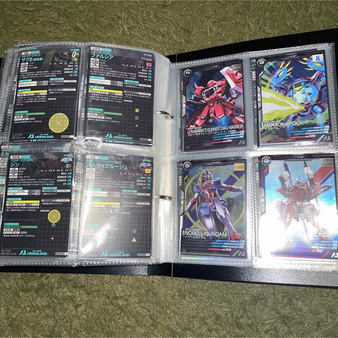 Gundam Collection（BANDAI）(ガンダムコレクション)の新品未使用C,R,M計130枚以上機動戦士ガンダムアーセナルベースリンクステージ エンタメ/ホビーのトレーディングカード(Box/デッキ/パック)の商品写真