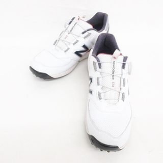 ニューバランス(New Balance)のニューバランス ゴルフシューズ スパイクレス ダイヤル式 ホワイト 白 26.5(シューズ)