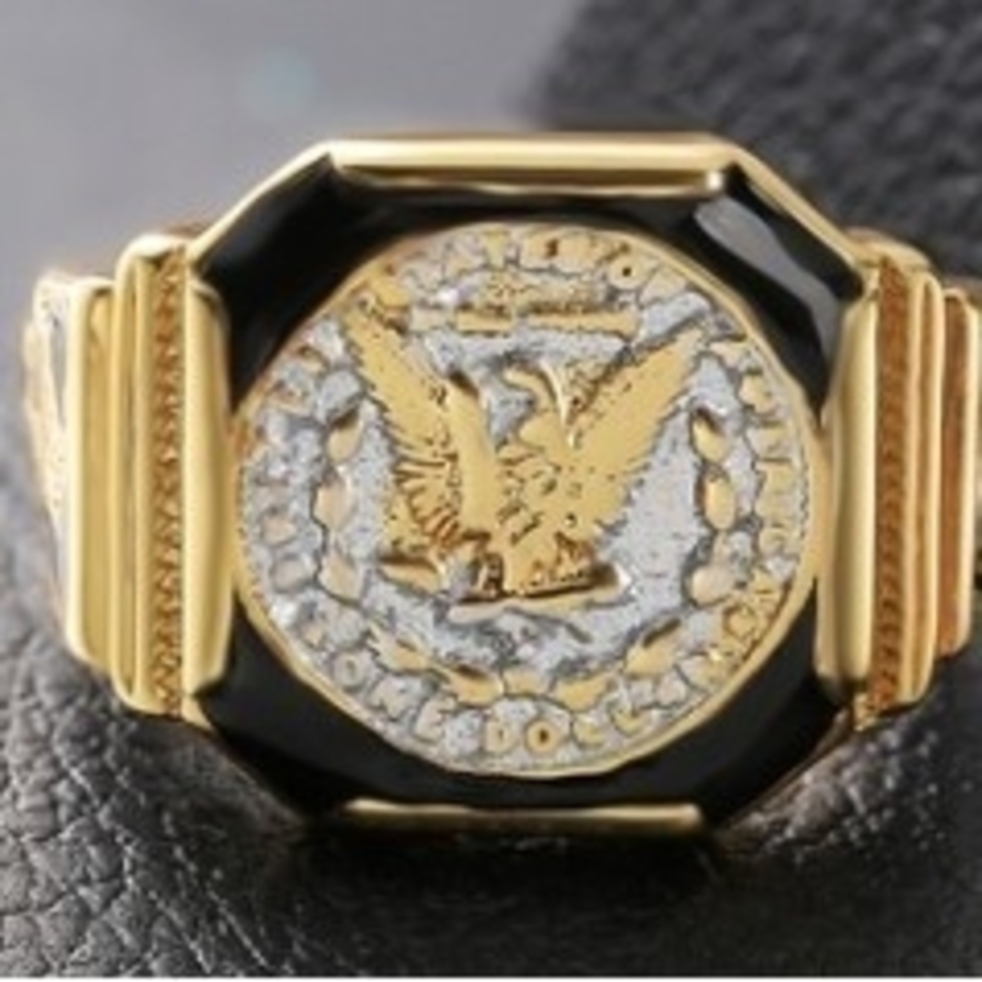 【R152】リング メンズ ゴールド イーグル おしゃれ 鳥 鷹 指輪 20号 メンズのアクセサリー(リング(指輪))の商品写真