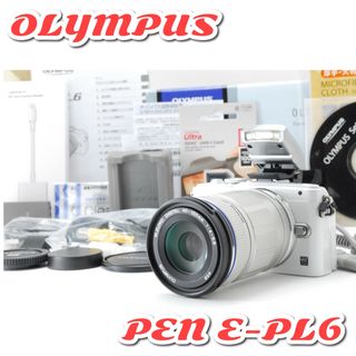 オリンパス(OLYMPUS)の✨極美品✨オリンパス E-PL6❤️iPhone転送◎❤️ショット数1,159！(ミラーレス一眼)