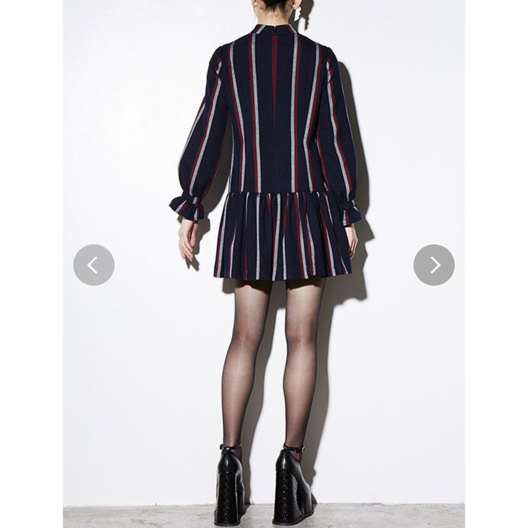 PAMEO POSE(パメオポーズ)の●●最終価格●●【PAMEO POSE】PAJAMA STRIPE DRESS レディースのワンピース(ミニワンピース)の商品写真