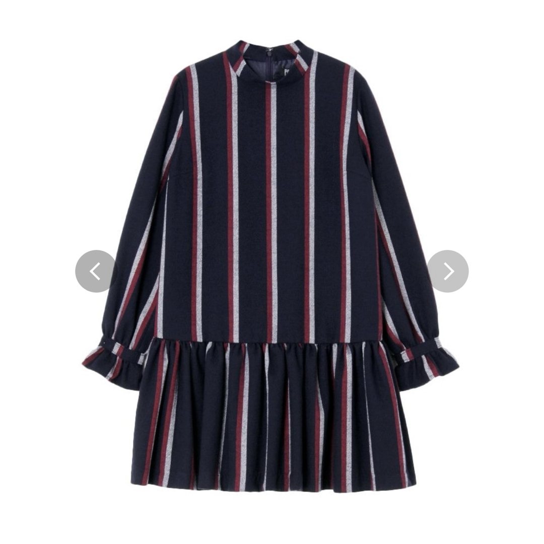 PAMEO POSE(パメオポーズ)の●●最終価格●●【PAMEO POSE】PAJAMA STRIPE DRESS レディースのワンピース(ミニワンピース)の商品写真