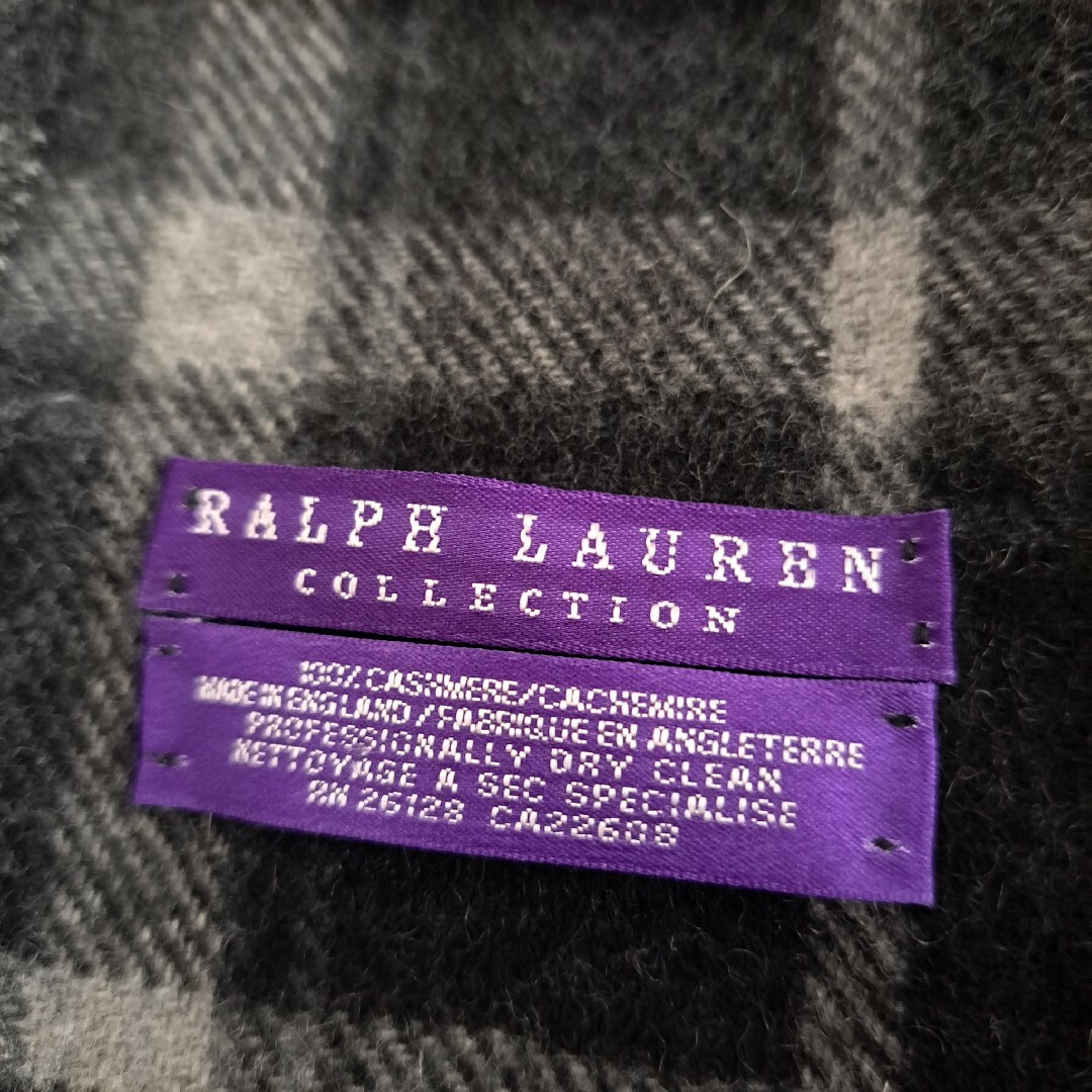 Ralph Lauren(ラルフローレン)の桂花様専用　美品 ラルフローレンコレクション　カシミヤ100％ケープ ストール レディースのファッション小物(ストール/パシュミナ)の商品写真