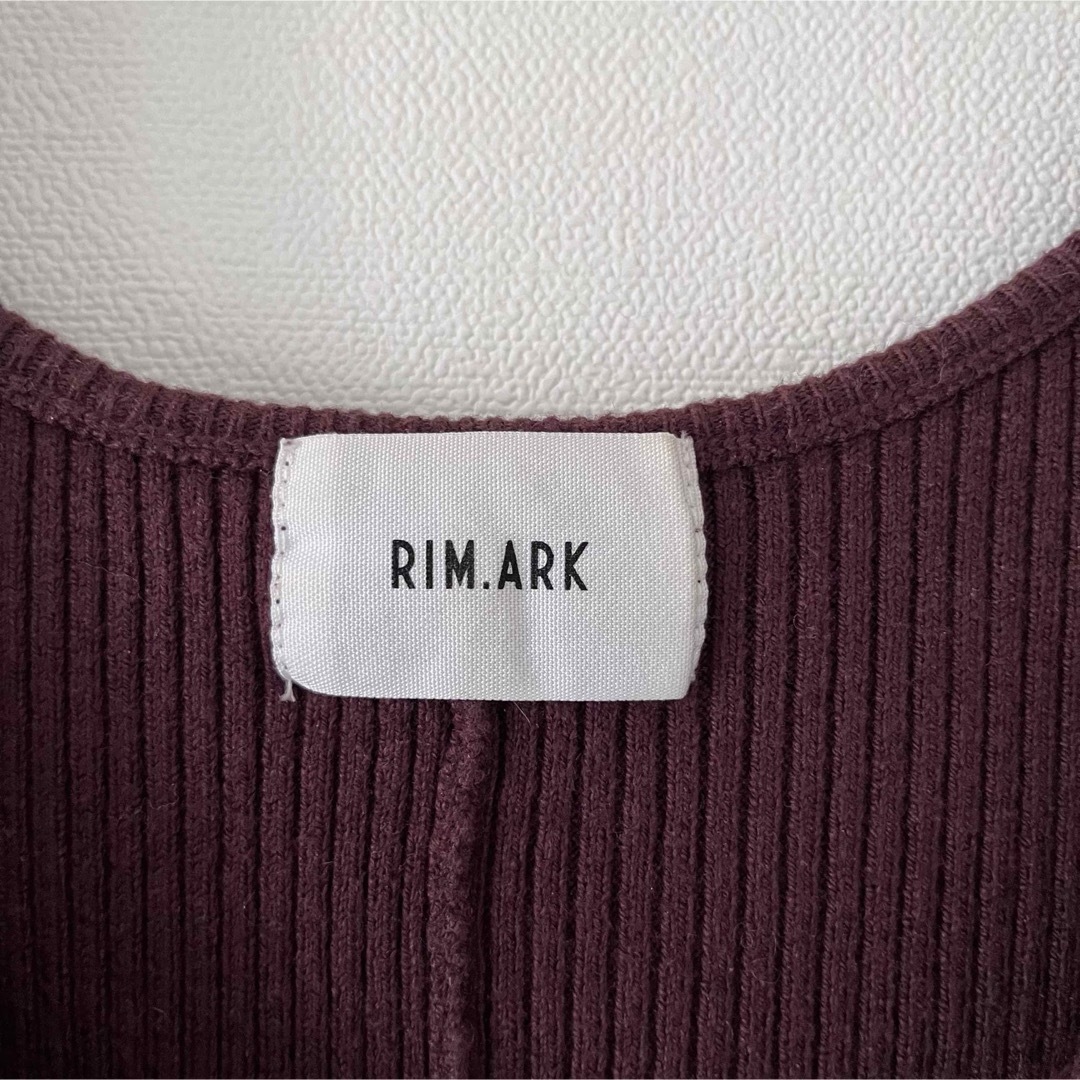 RIM.ARK(リムアーク)の【RIM.ARK】Heavy rib knit OP ロングワンピース レディースのワンピース(ロングワンピース/マキシワンピース)の商品写真