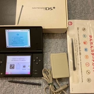 ニンテンドーDS(ニンテンドーDS)のニンテンドーDS i ブラック本体完品動作確認済　 SDカード付き(携帯用ゲーム機本体)