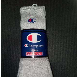 チャンピオン(Champion)のChampionチャンピオン★レディースハイソックス★新品未使用★23〜25厚地(ソックス)