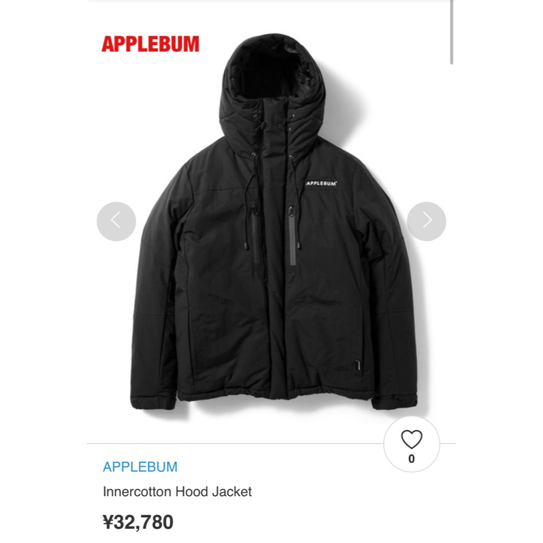 APPLEBUM(アップルバム)のAPPLEBUM　アップルバム　Intercotton Hood Jacket メンズのジャケット/アウター(ダウンジャケット)の商品写真