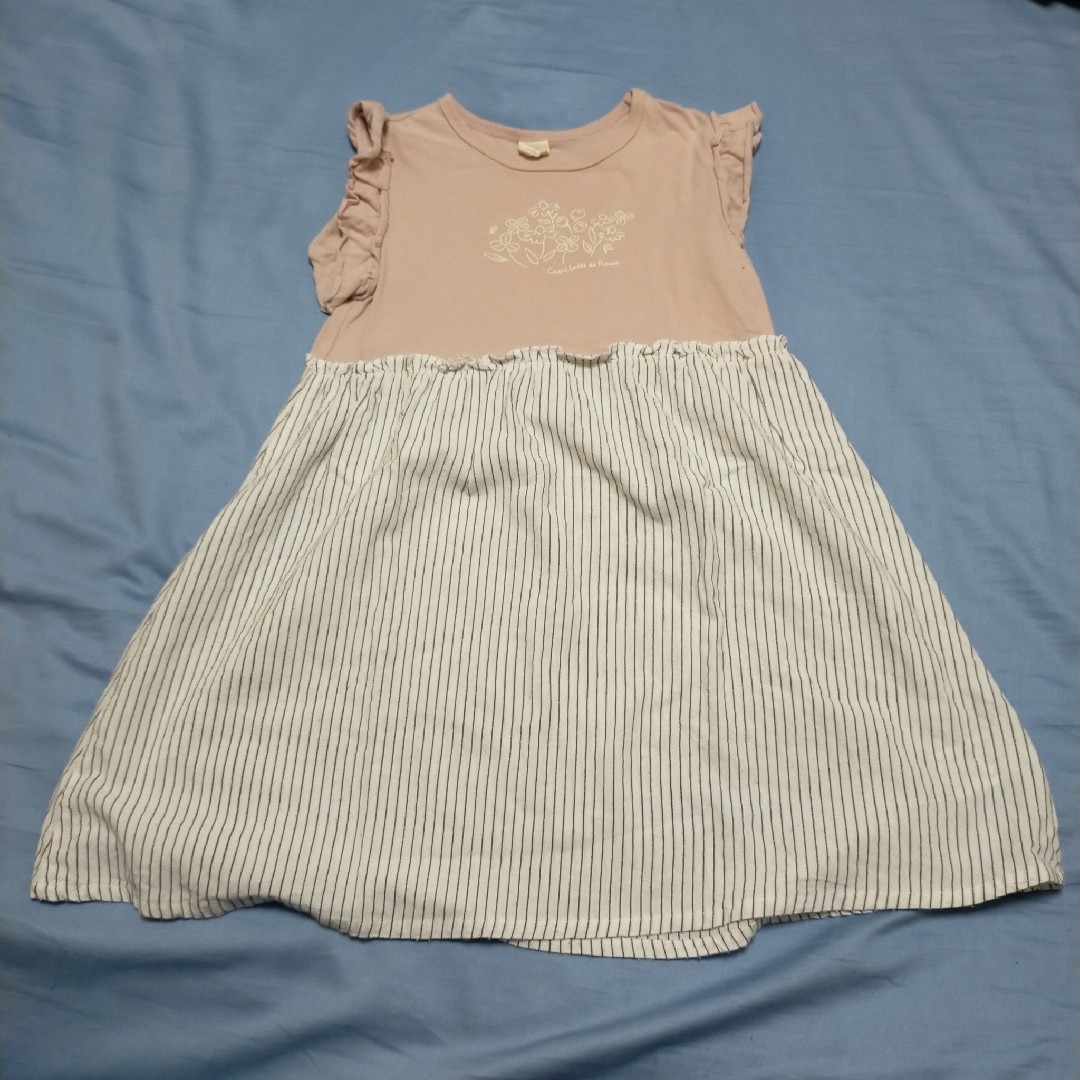 RIO(リオ)のRIO リオ  半袖ワンピース ドッキングワンピース 120cm キッズ/ベビー/マタニティのキッズ服女の子用(90cm~)(ワンピース)の商品写真