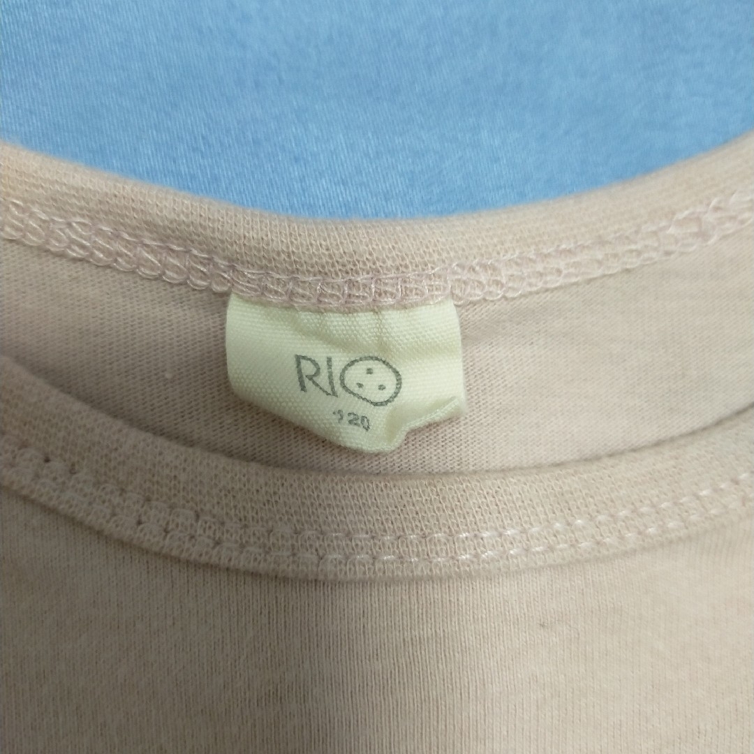 RIO(リオ)のRIO リオ  半袖ワンピース ドッキングワンピース 120cm キッズ/ベビー/マタニティのキッズ服女の子用(90cm~)(ワンピース)の商品写真