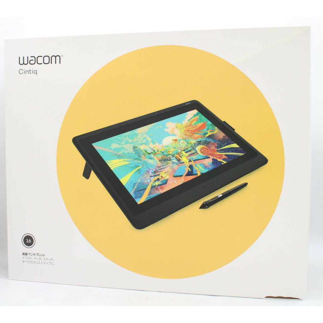 Wacom 液晶タブレット Cintiq 16 DTK-1660/K0-DA ワコム 液タブ ペンタブ イラスト ITV6FEGKS3EY-YR-Z30-byebyeWacom型番