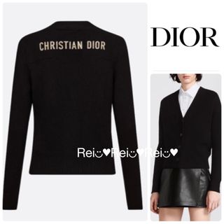 クリスチャンディオール(Christian Dior)の【美品】Dior カーディガン カシミヤ100%  34(カーディガン)