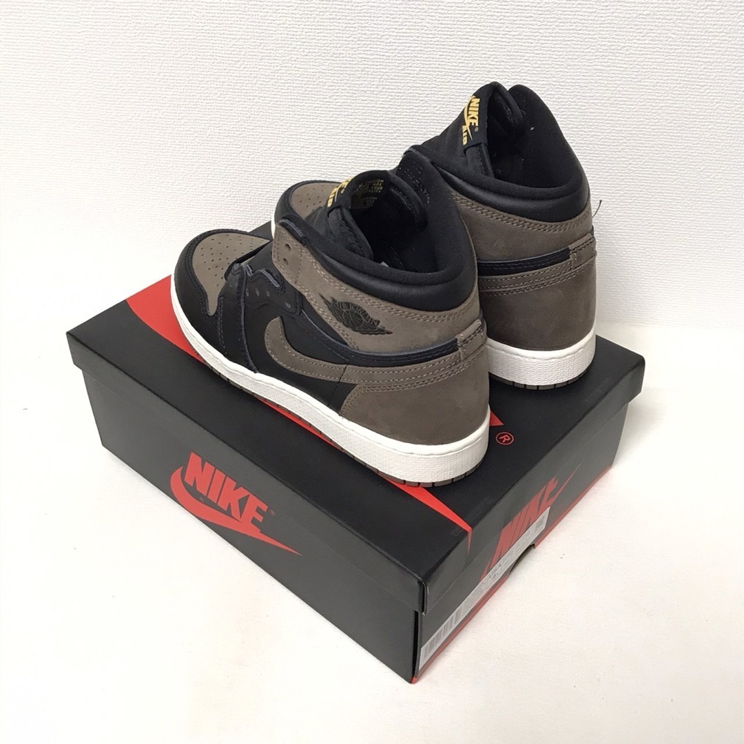 NIKE - 【23cm】NIKE AIR JORDAN 1 HIGH OG GS つま黒 茶の通販 NIKE - 【23cm】NIKE AIR JORDAN 1 HIGH OG GS つま黒 茶の通販