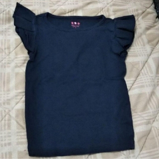 スリードッツ(three dots)のスリードッツ 2T フリルノースリーブ ２歳 子供服 キッズ 90cm Tシャツ(Tシャツ/カットソー)